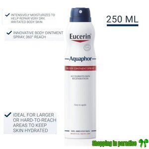 Eucerin Aquaphor Repair Ointment Spray Dry Irritated Skin Jumbo Size 250ml